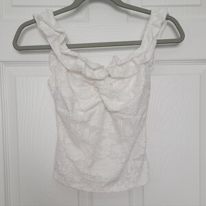 SHEIN White Off-the-shoulder Top size Small